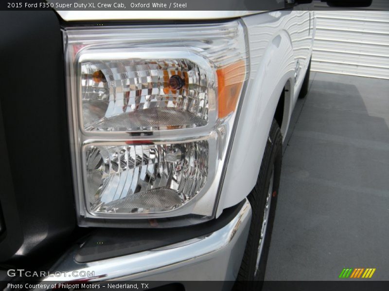 Oxford White / Steel 2015 Ford F350 Super Duty XL Crew Cab