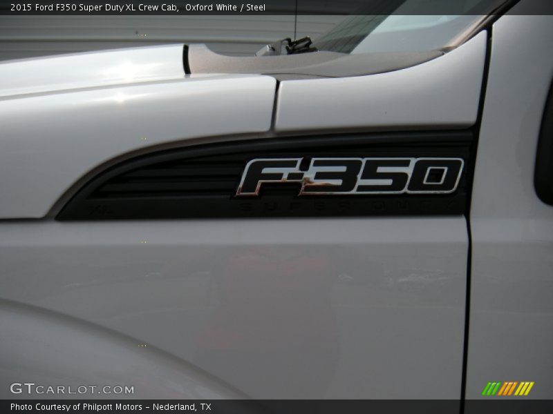 Oxford White / Steel 2015 Ford F350 Super Duty XL Crew Cab