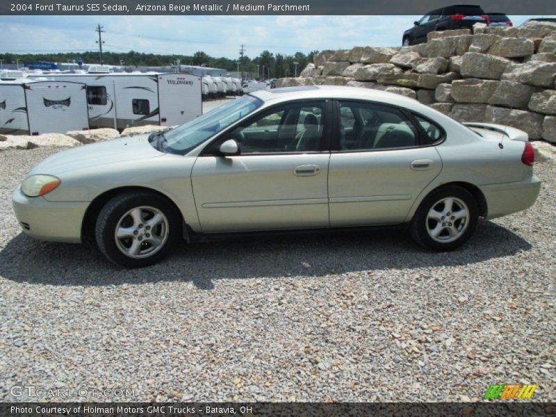Arizona Beige Metallic / Medium Parchment 2004 Ford Taurus SES Sedan