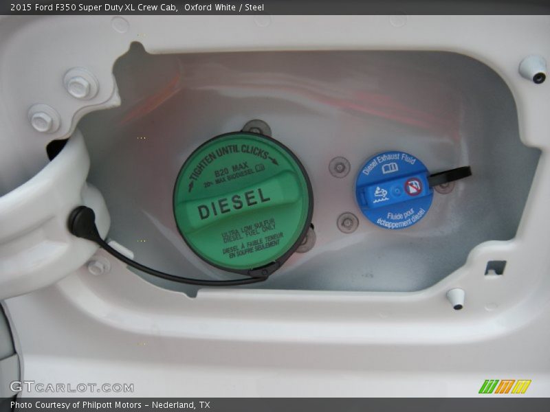 Oxford White / Steel 2015 Ford F350 Super Duty XL Crew Cab