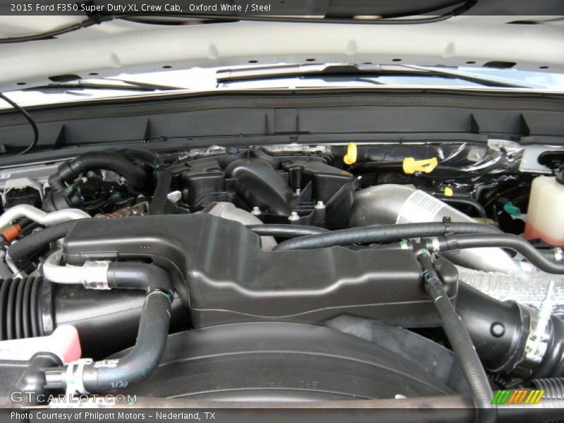 Oxford White / Steel 2015 Ford F350 Super Duty XL Crew Cab