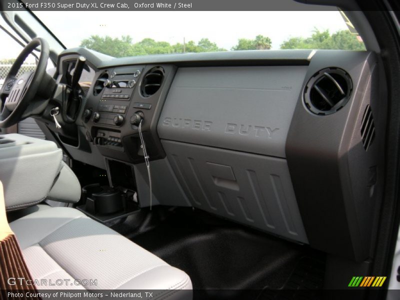 Oxford White / Steel 2015 Ford F350 Super Duty XL Crew Cab