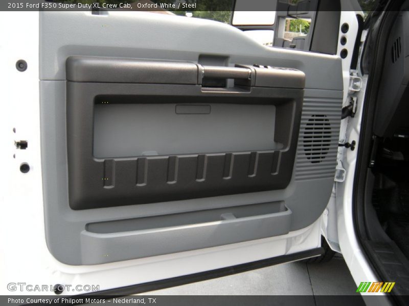 Oxford White / Steel 2015 Ford F350 Super Duty XL Crew Cab