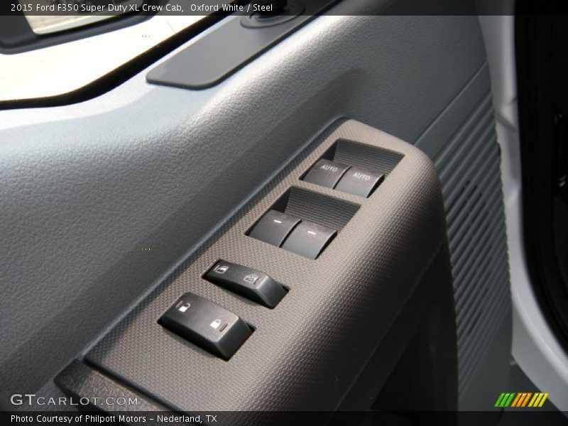 Oxford White / Steel 2015 Ford F350 Super Duty XL Crew Cab