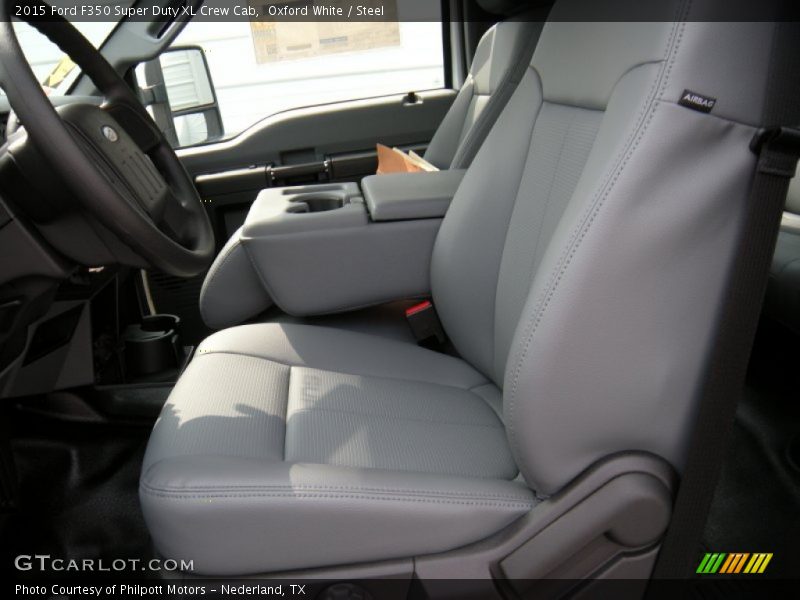 Oxford White / Steel 2015 Ford F350 Super Duty XL Crew Cab
