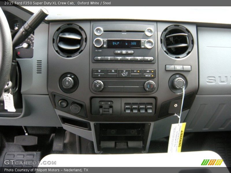 Oxford White / Steel 2015 Ford F350 Super Duty XL Crew Cab