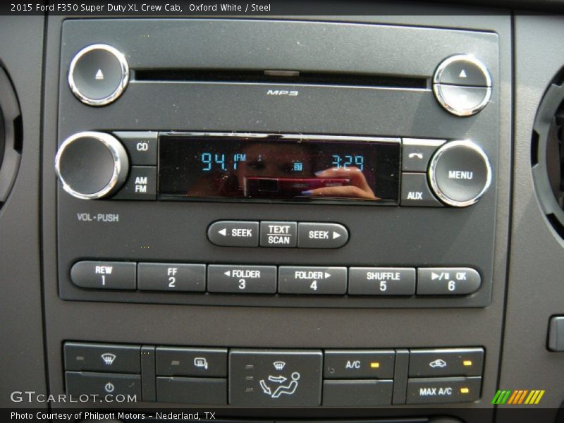 Oxford White / Steel 2015 Ford F350 Super Duty XL Crew Cab