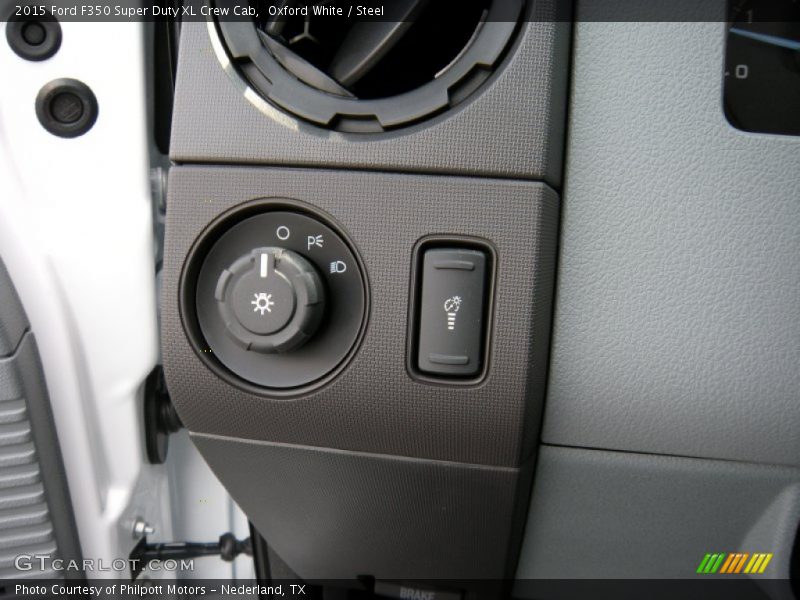 Oxford White / Steel 2015 Ford F350 Super Duty XL Crew Cab