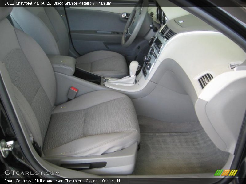 Black Granite Metallic / Titanium 2012 Chevrolet Malibu LS