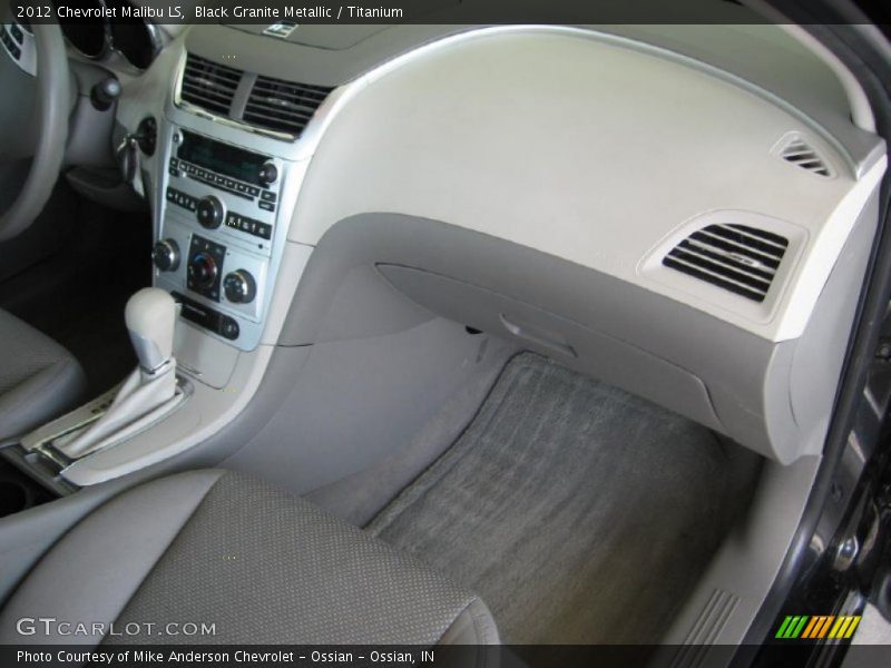 Black Granite Metallic / Titanium 2012 Chevrolet Malibu LS