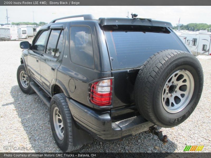 Ebony Black / Beige 2000 Isuzu Rodeo LSE 4WD