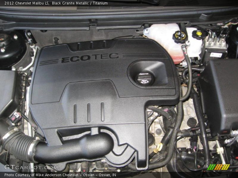 Black Granite Metallic / Titanium 2012 Chevrolet Malibu LS