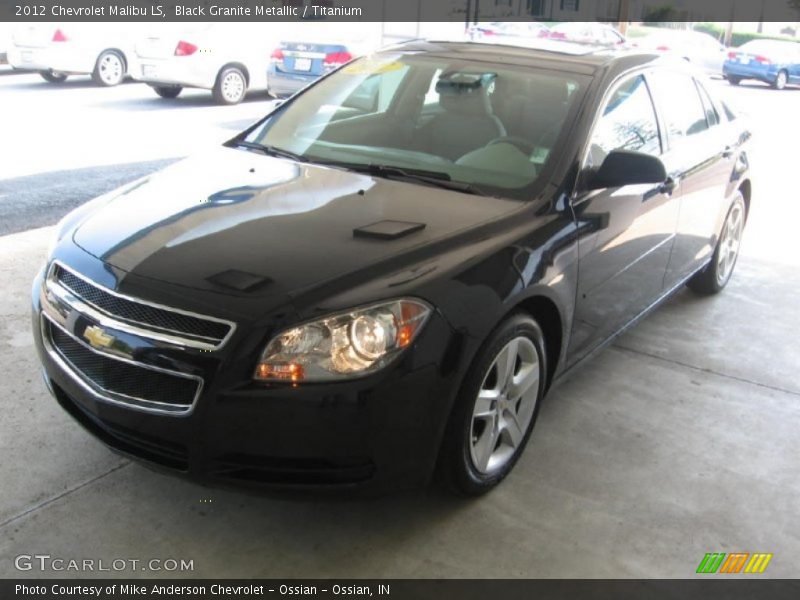 Black Granite Metallic / Titanium 2012 Chevrolet Malibu LS