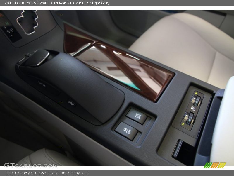 Cerulean Blue Metallic / Light Gray 2011 Lexus RX 350 AWD