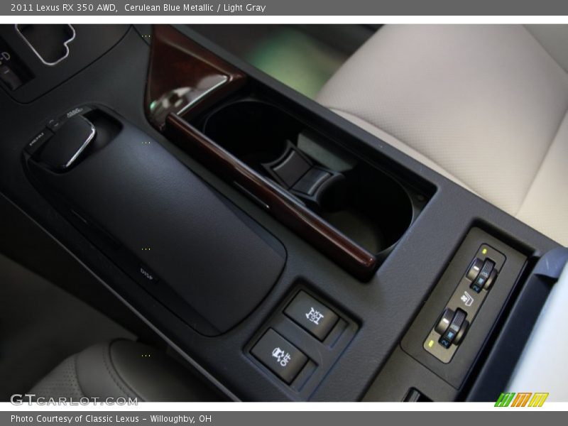 Cerulean Blue Metallic / Light Gray 2011 Lexus RX 350 AWD