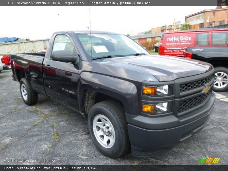 Tungsten Metallic / Jet Black/Dark Ash 2014 Chevrolet Silverado 1500 WT Regular Cab