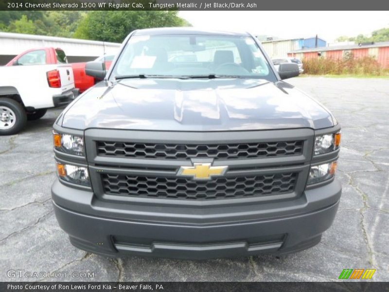 Tungsten Metallic / Jet Black/Dark Ash 2014 Chevrolet Silverado 1500 WT Regular Cab