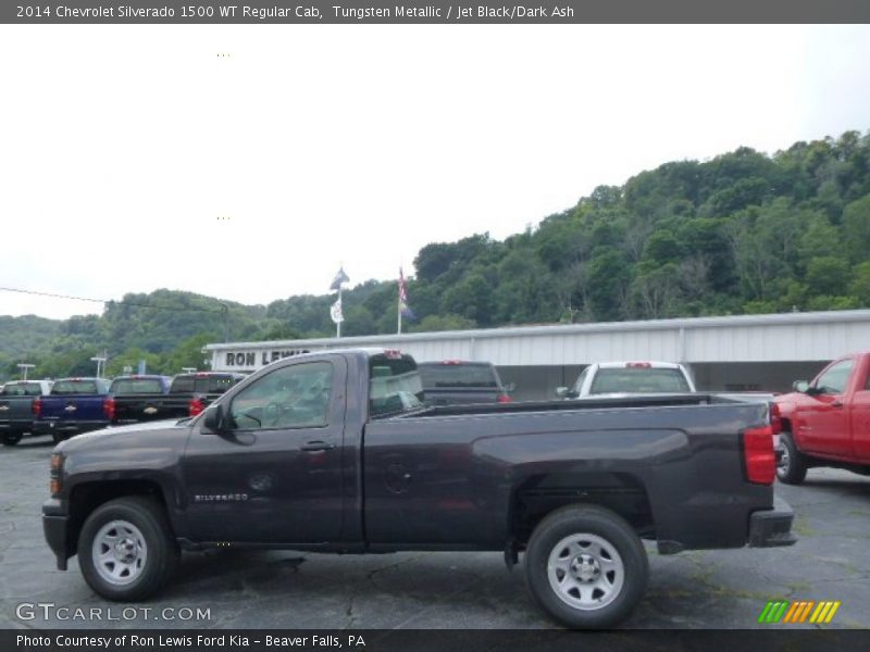 Tungsten Metallic / Jet Black/Dark Ash 2014 Chevrolet Silverado 1500 WT Regular Cab
