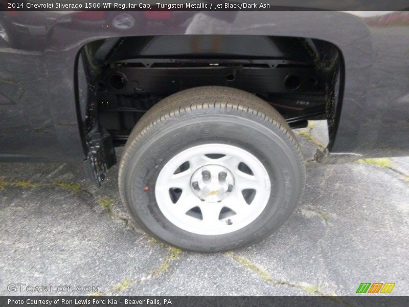 Tungsten Metallic / Jet Black/Dark Ash 2014 Chevrolet Silverado 1500 WT Regular Cab