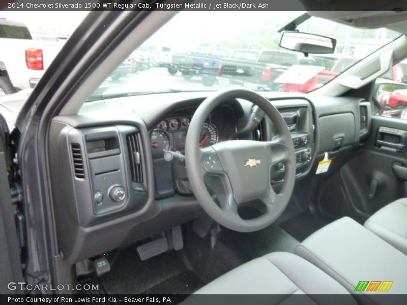 Tungsten Metallic / Jet Black/Dark Ash 2014 Chevrolet Silverado 1500 WT Regular Cab