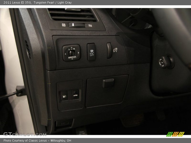 Tungsten Pearl / Light Gray 2011 Lexus ES 350