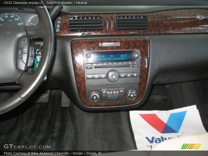 Gold Mist Metallic / Neutral 2012 Chevrolet Impala LT