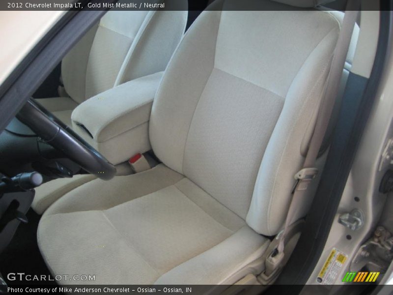 Gold Mist Metallic / Neutral 2012 Chevrolet Impala LT