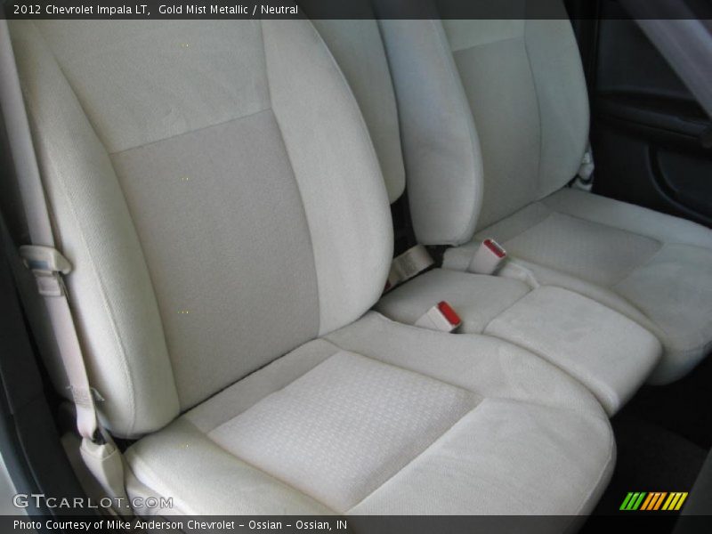 Gold Mist Metallic / Neutral 2012 Chevrolet Impala LT