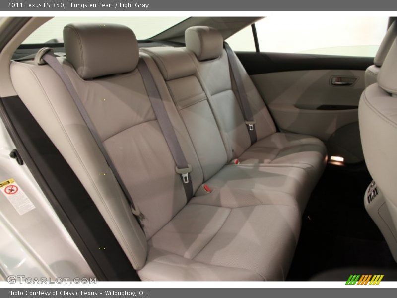 Tungsten Pearl / Light Gray 2011 Lexus ES 350