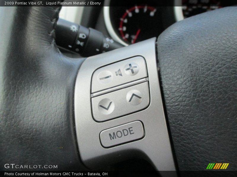 Liquid Platinum Metallic / Ebony 2009 Pontiac Vibe GT