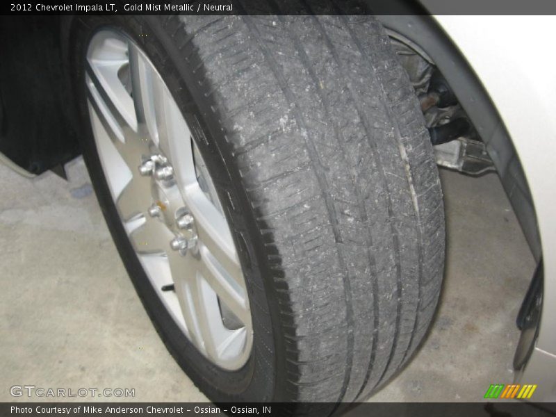 Gold Mist Metallic / Neutral 2012 Chevrolet Impala LT