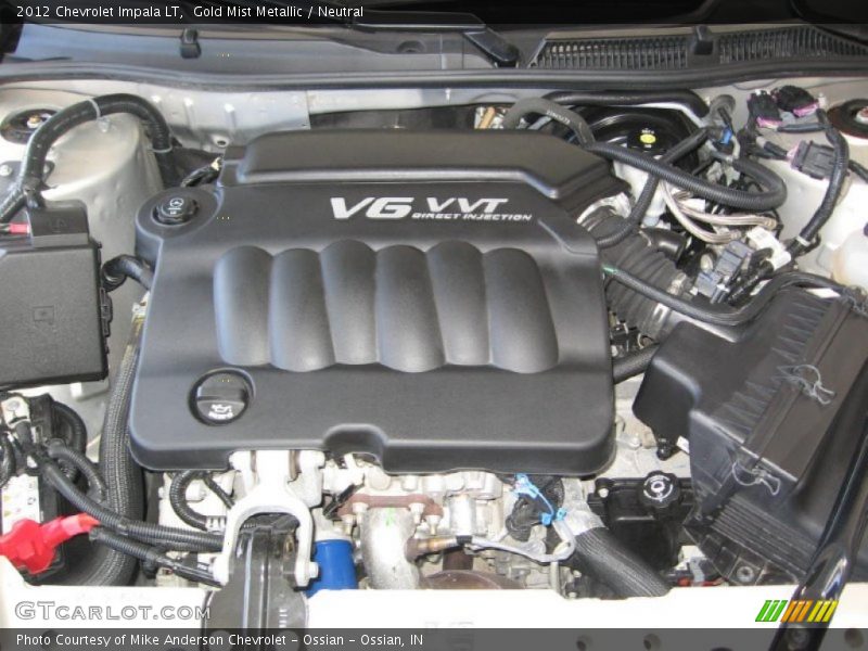 Gold Mist Metallic / Neutral 2012 Chevrolet Impala LT