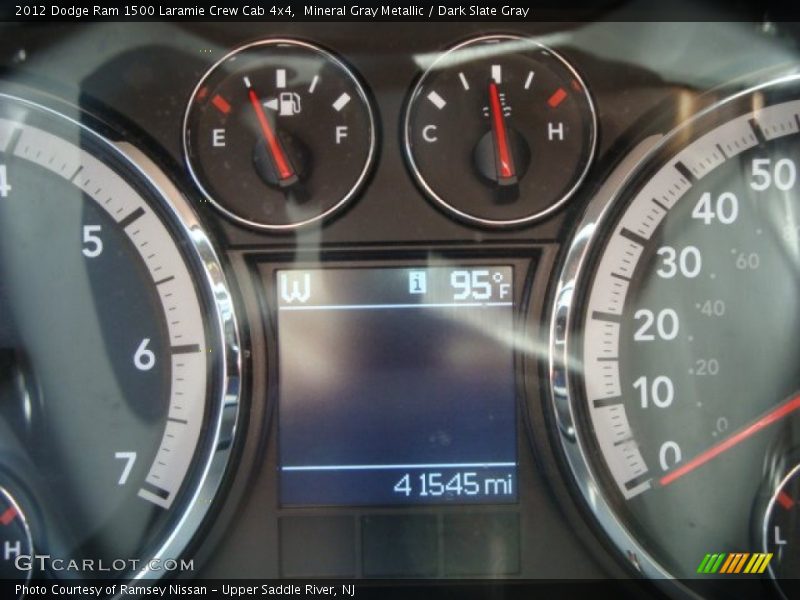 Mineral Gray Metallic / Dark Slate Gray 2012 Dodge Ram 1500 Laramie Crew Cab 4x4
