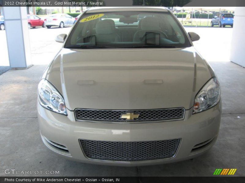 Gold Mist Metallic / Neutral 2012 Chevrolet Impala LT