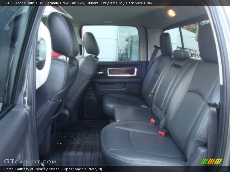 Mineral Gray Metallic / Dark Slate Gray 2012 Dodge Ram 1500 Laramie Crew Cab 4x4