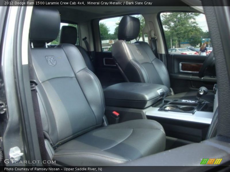 Mineral Gray Metallic / Dark Slate Gray 2012 Dodge Ram 1500 Laramie Crew Cab 4x4