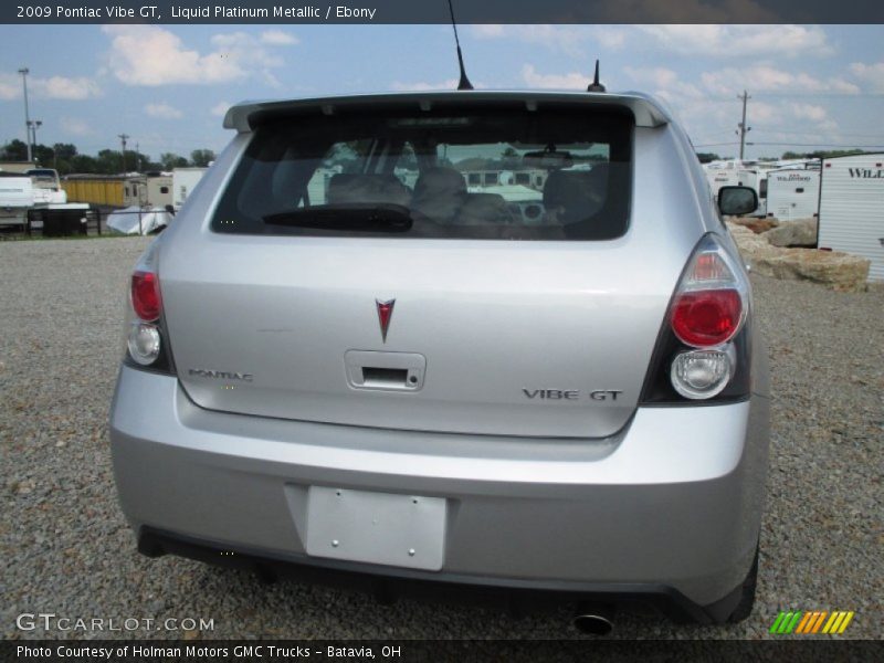 Liquid Platinum Metallic / Ebony 2009 Pontiac Vibe GT