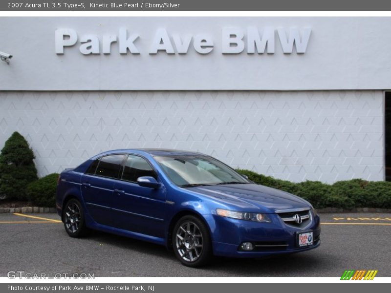 Kinetic Blue Pearl / Ebony/Silver 2007 Acura TL 3.5 Type-S