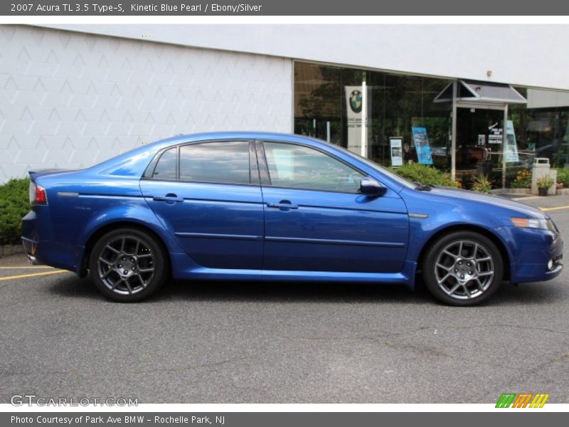 Kinetic Blue Pearl / Ebony/Silver 2007 Acura TL 3.5 Type-S