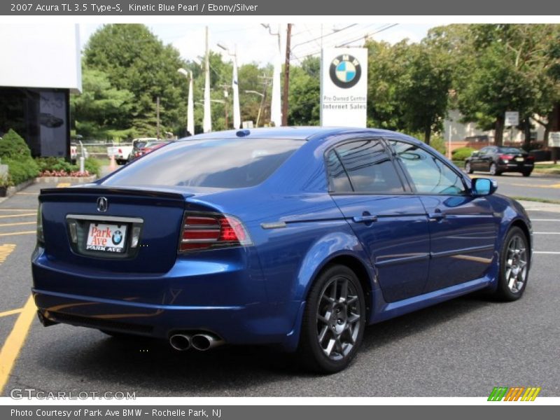 Kinetic Blue Pearl / Ebony/Silver 2007 Acura TL 3.5 Type-S