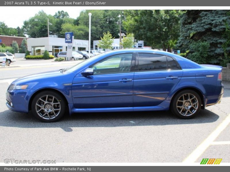 Kinetic Blue Pearl / Ebony/Silver 2007 Acura TL 3.5 Type-S