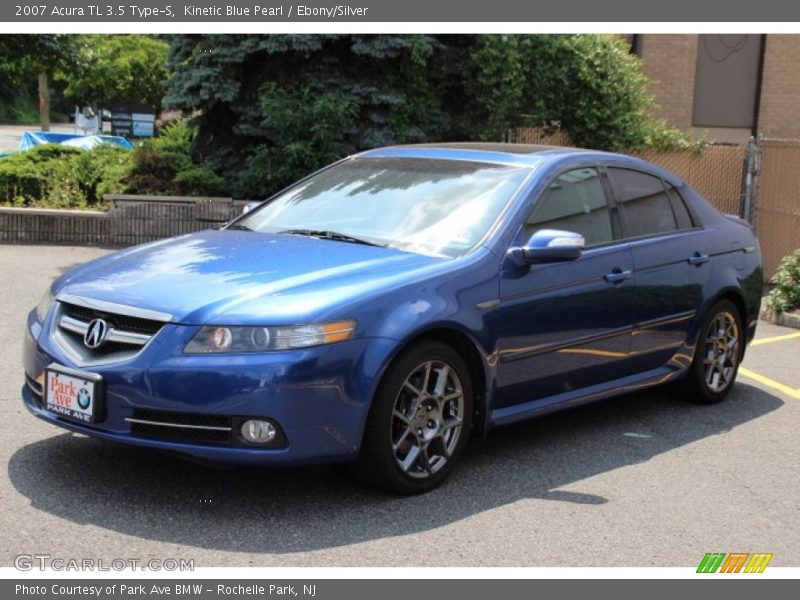 Kinetic Blue Pearl / Ebony/Silver 2007 Acura TL 3.5 Type-S
