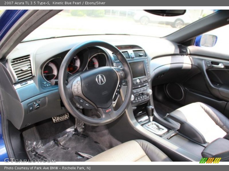Kinetic Blue Pearl / Ebony/Silver 2007 Acura TL 3.5 Type-S