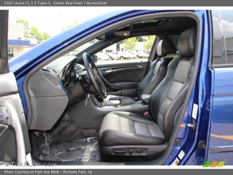 Kinetic Blue Pearl / Ebony/Silver 2007 Acura TL 3.5 Type-S