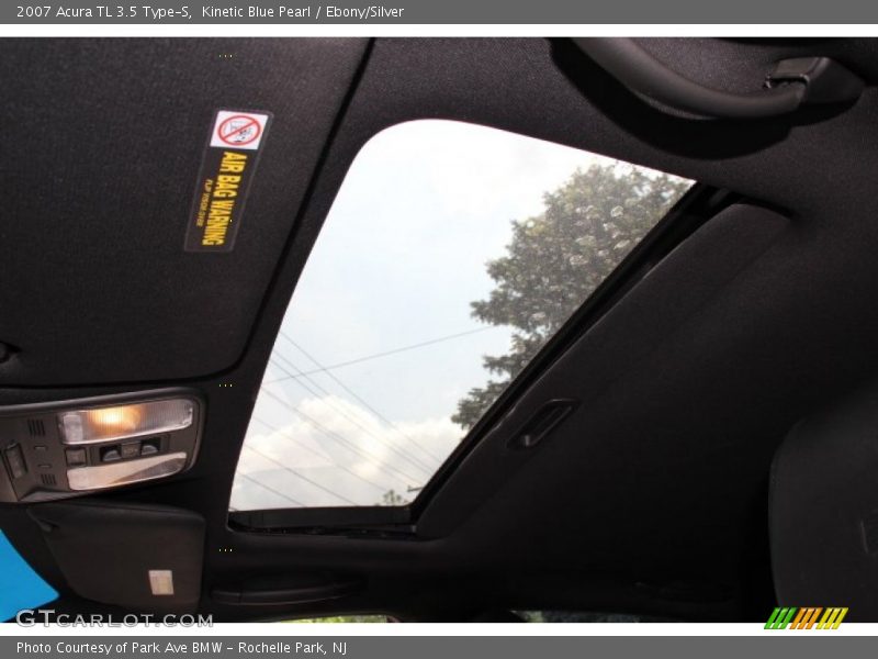 Kinetic Blue Pearl / Ebony/Silver 2007 Acura TL 3.5 Type-S