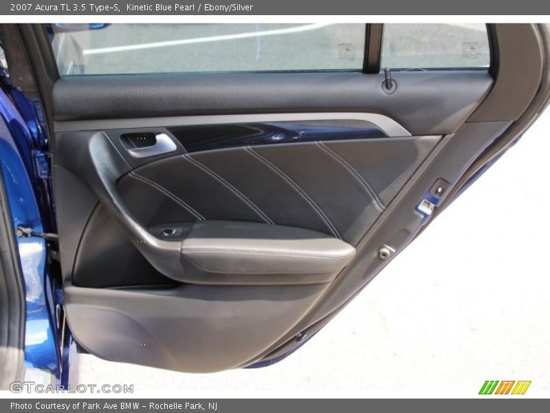 Kinetic Blue Pearl / Ebony/Silver 2007 Acura TL 3.5 Type-S