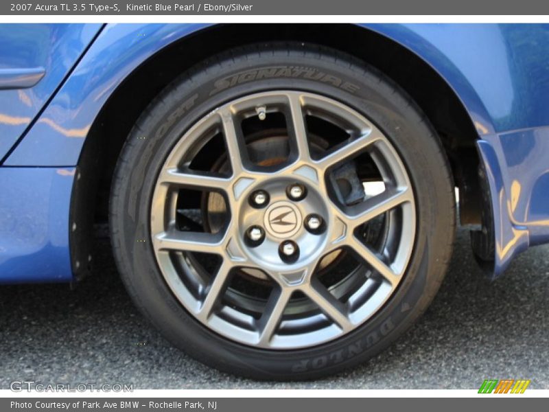 Kinetic Blue Pearl / Ebony/Silver 2007 Acura TL 3.5 Type-S