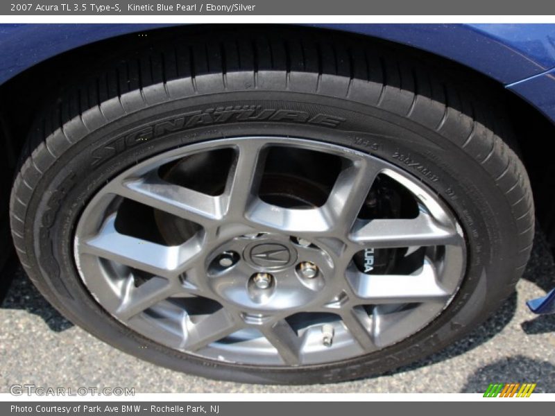 Kinetic Blue Pearl / Ebony/Silver 2007 Acura TL 3.5 Type-S