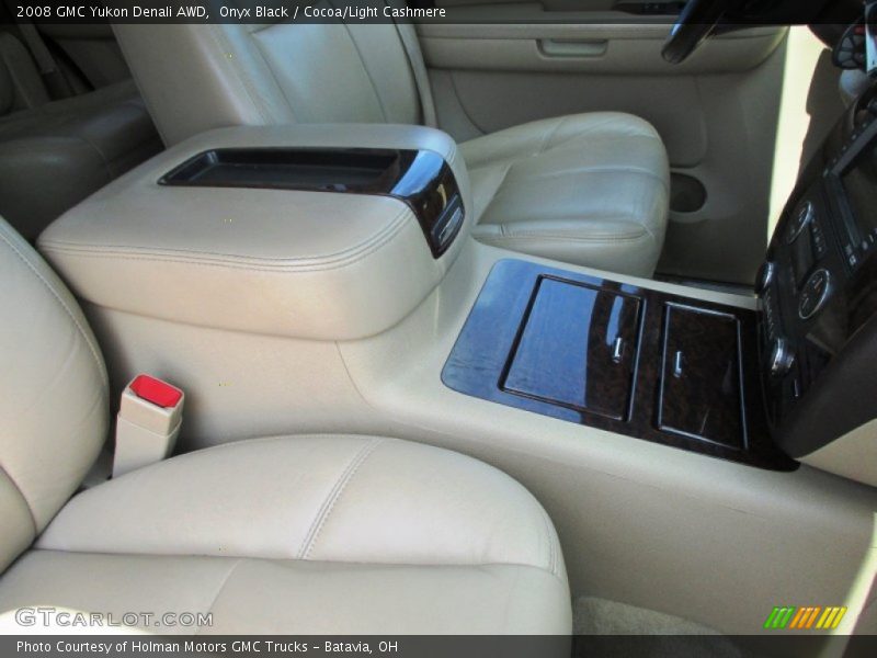 Onyx Black / Cocoa/Light Cashmere 2008 GMC Yukon Denali AWD