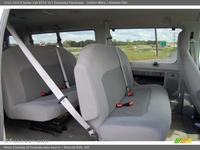 Oxford White / Medium Flint 2012 Ford E Series Van E350 XLT Extended Passenger